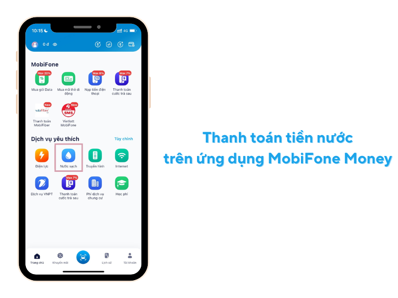 Thanh toán tiền nước online TP.HCM